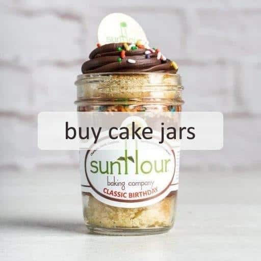 Buy Cake Jars Online Ship Nationwide From Sunflour Baking Company