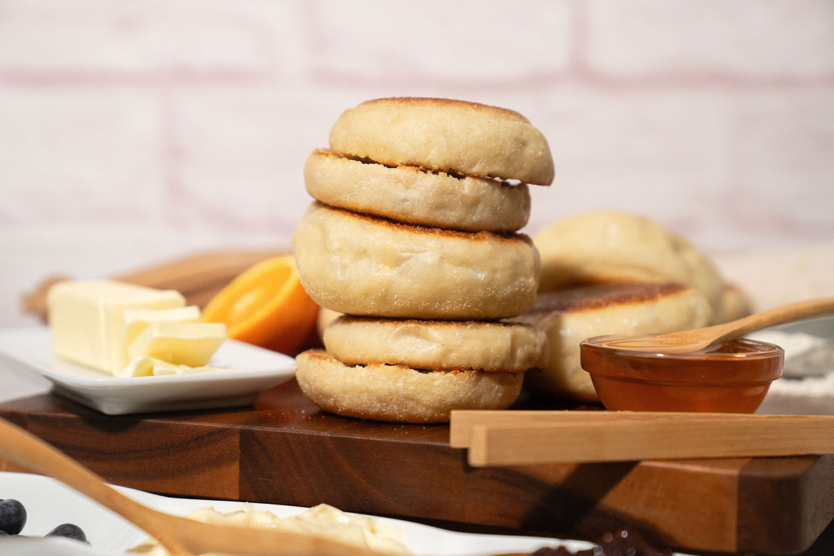 Sourdough English Muffins